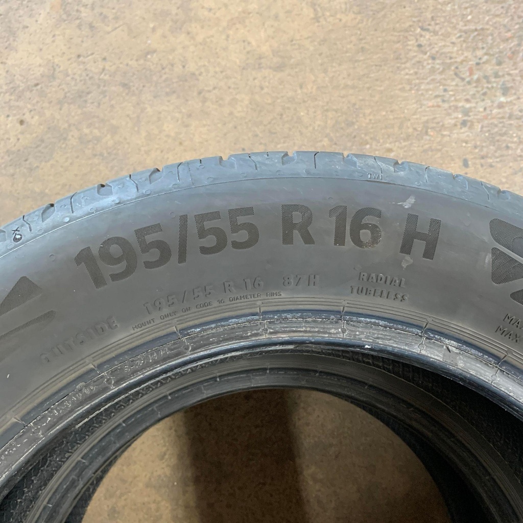 16" - 195/55r16 Continental EcoContact 6 (2 kpl) 