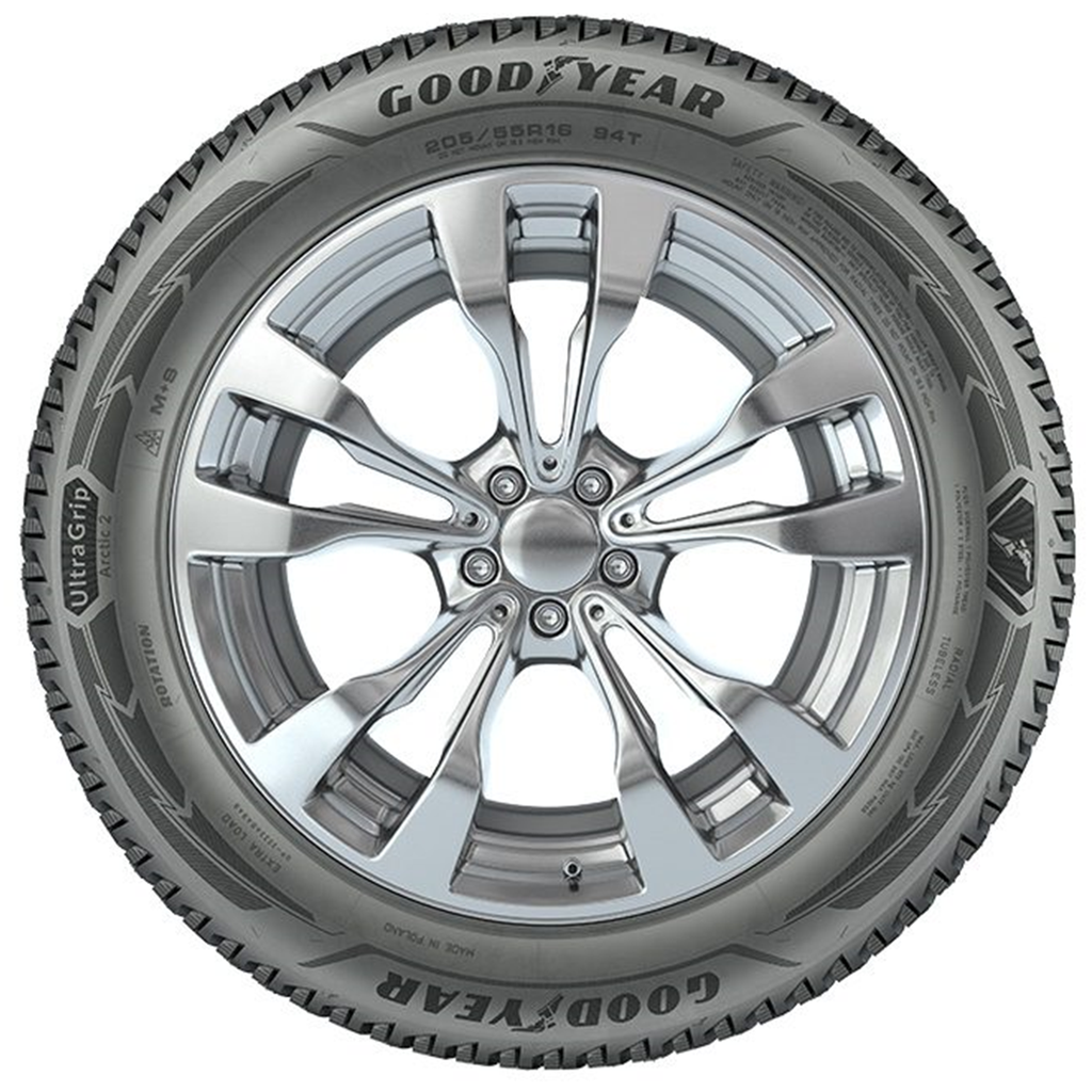 DOT2822 / 205/60R16 96T GOODYEAR ULTRAGRIP ARCTIC 2 XL EVR