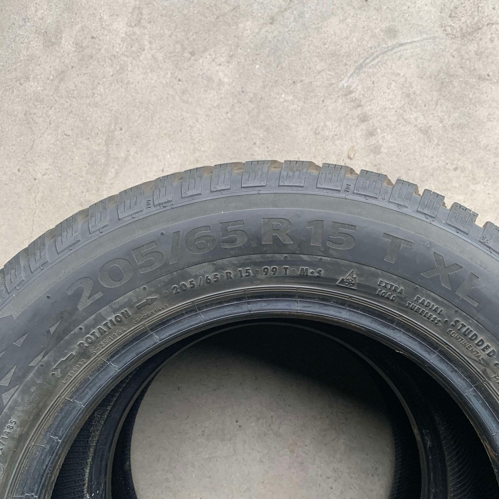 15" - 205/65r15 Continental IceContact 3 (2 kpl) 