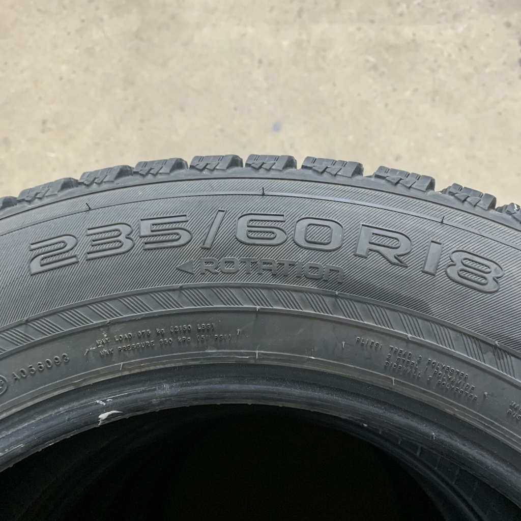 18" - 235/60r18 Nokian Tyres Hakkapeliitta R3 