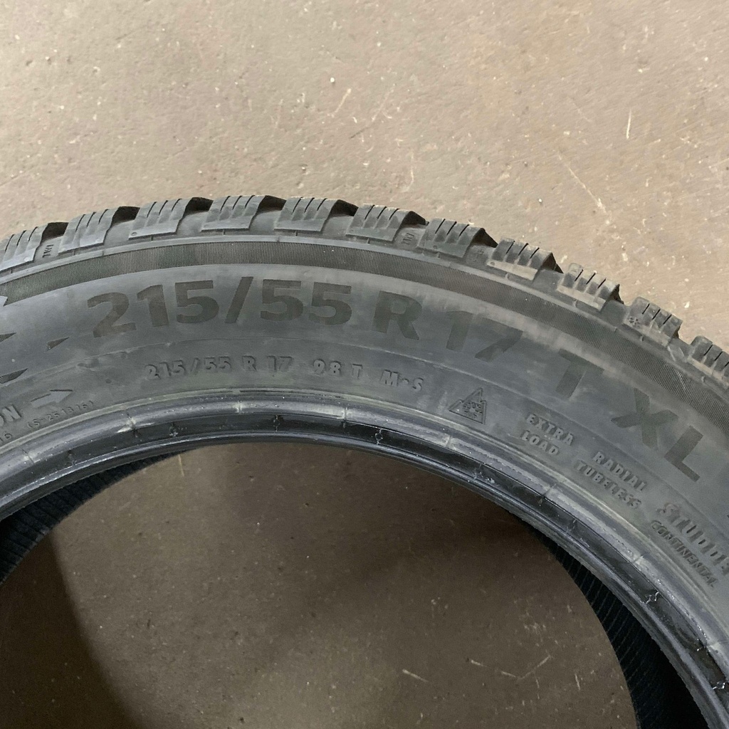 17" - 215/55r17 Continental IceContact 3 (2 kpl) 