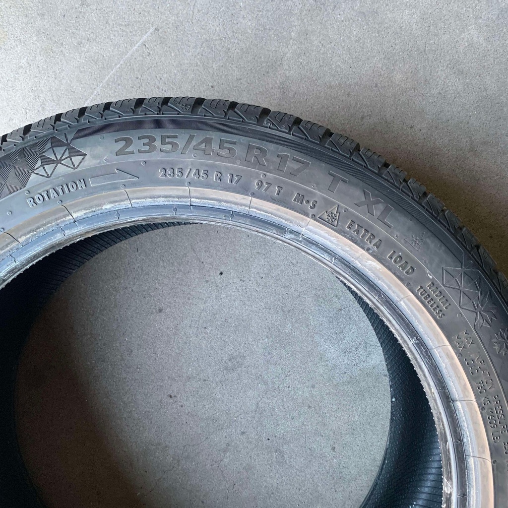 17" - 235/45r17 Continental VikingContact 7 