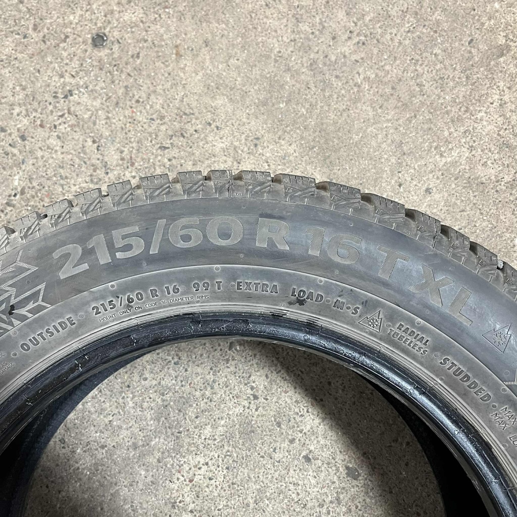 16" - 215/60r16 Continental IceContact 2 