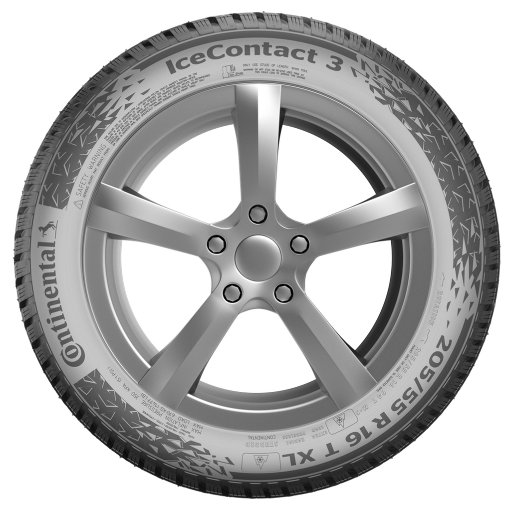 DOT3821 / 225/50R17 98T CONTINENTAL ICECONTACT 3 XL EVC