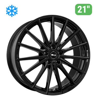 BROCK B43 BLACK 8.5×21″ 5/112 ET30 CB66.6 / KÄYTETYT VANTEET MERCEDES-BENZ EQS